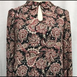 Boho Paisley Smock Dress
